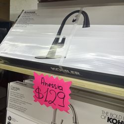 KOHLER ANESSIA Touchless Pull-Down Kitchen Faucet Matte Black Finish