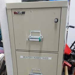 FREE! It's available with keys. Don't Message If You're Not Serious. FireKing25 Locking File Cabinet
