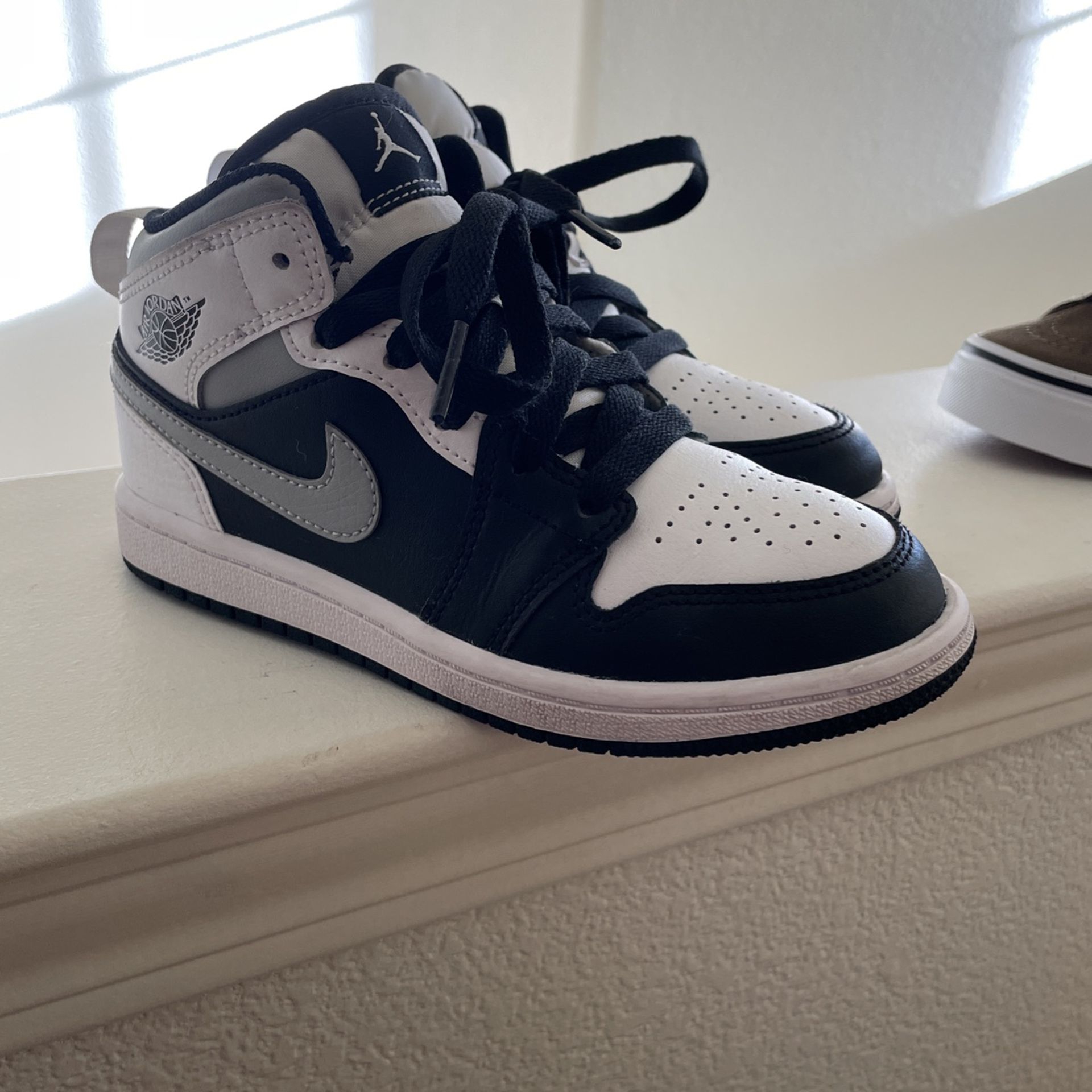 Air Jordan 1  Size 13c - Black Grey White 