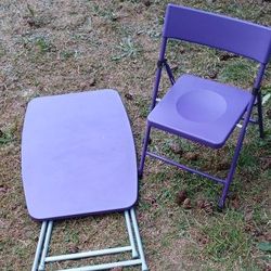 Kids Chair & Matching Table With Adjustable Height