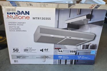 30" under cabinet range hood