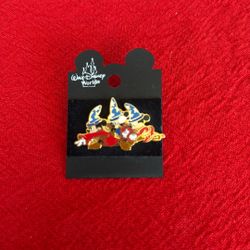 Walt Disney World Mickey Mouse Fantasia lapel pin featuring Sorcerer Mickey.  