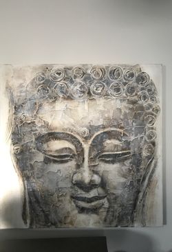 Large Buddha oil painting