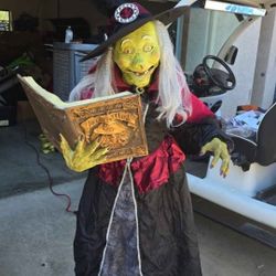Halloween Talking And Moving Witch