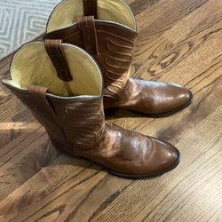 Tony Lama Tan Goat Leather Boots - DR3038 - Size 11 - New