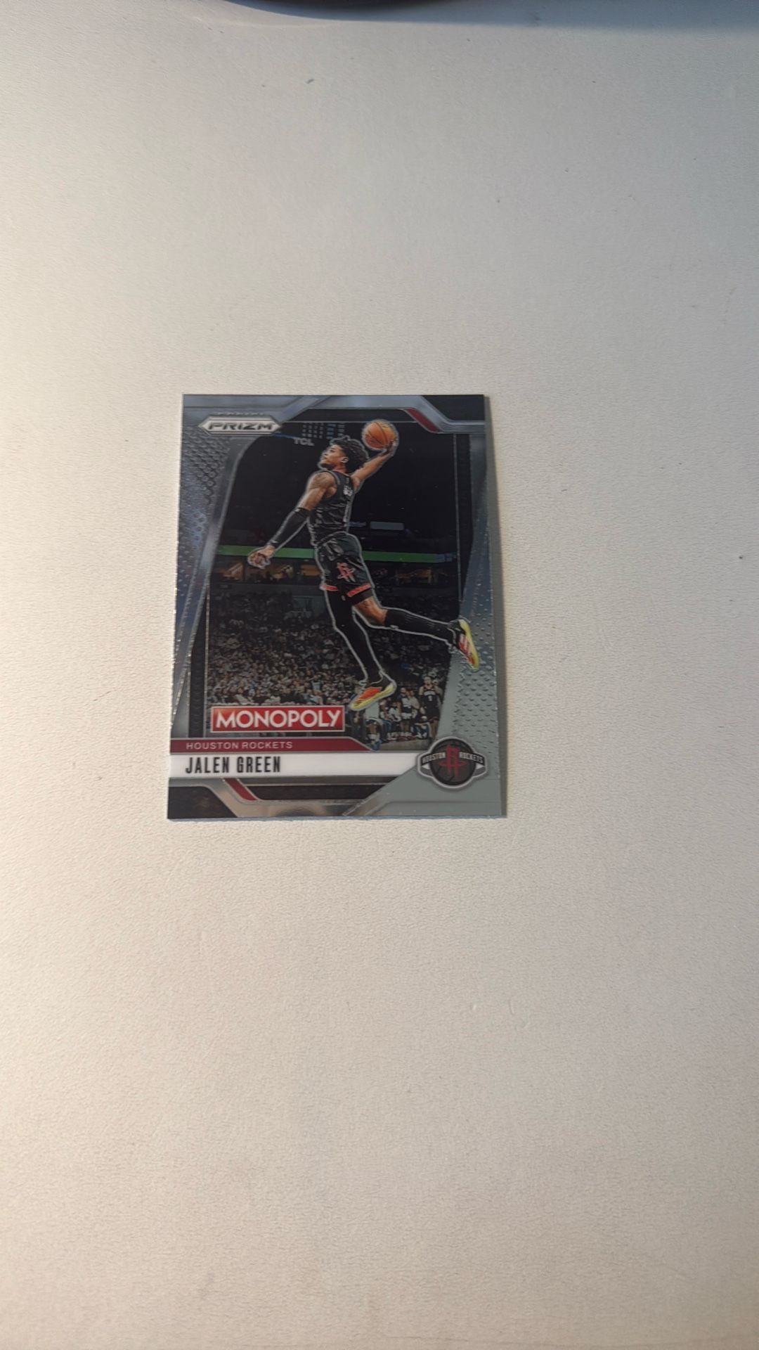 Jalen Green  Basketball Monopoly Card Houston Rockets