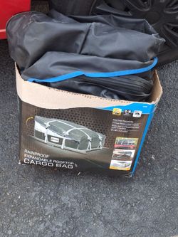 Car roof cargo bag