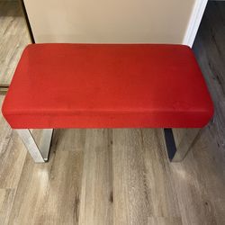 Vintage Red Bench Home Decor - manufactured in the 90s