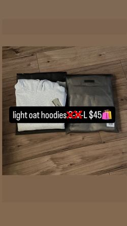 light oat essential hoodie
