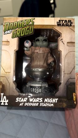 DODGERS GROGU BOBBLE HEAD