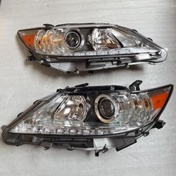 Pair Headlights 2013 2014 2015 Lexus ES300H ES350 HID Xenon Left Right Side Headlamps Assembly 