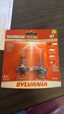 Sylvania SilverStar Ultra H7 Halogen Bulbs 2-Pack