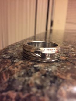 2k Silver Men's Wedding Band
