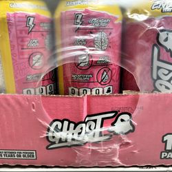 12pk Ghost Energy Drink Sour Pink Lemonade 