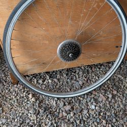 27"x 1 1/4" Bicycle Wheel with tire and tube
