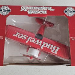 Budweiser 1932 Stearman Bi-Plane Diecast Metal Replica 1993 Limited Edition