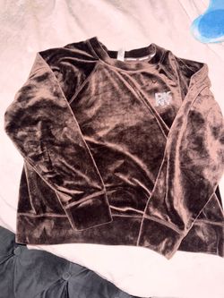 DKNY Sport Velour Crewneck Sweatshirt