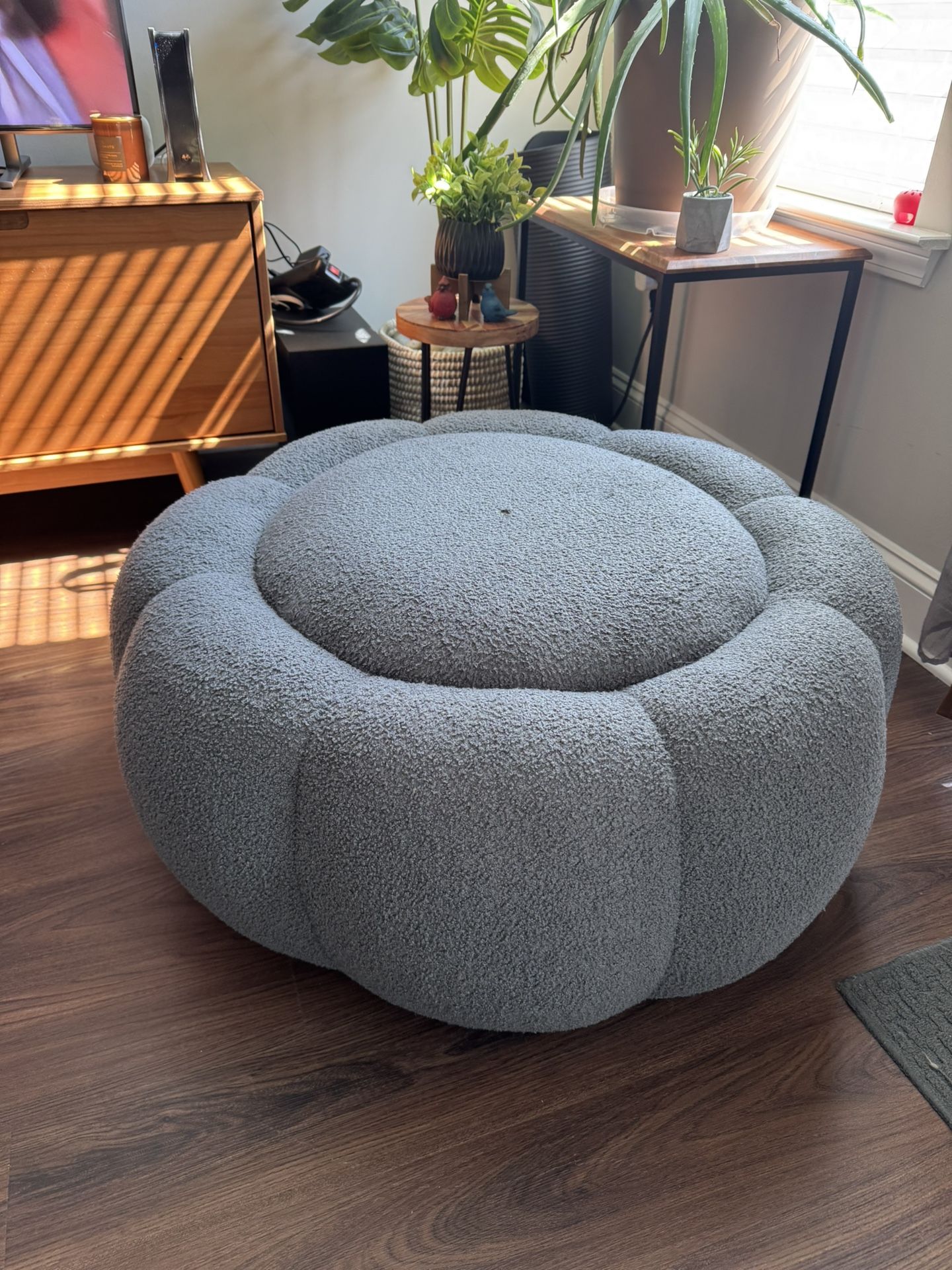 Gray Ottoman