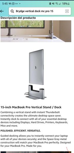MacBook Pro (15 Inch) Dock