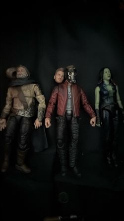 Marvel legends Ego Starlord and Gamora