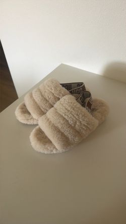 Fuzzy Ugg slipper