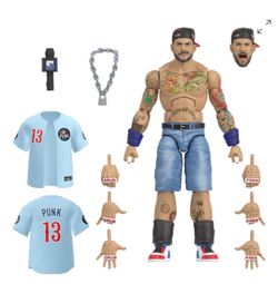 WWE CM Punk Life exclusive with Accessories
