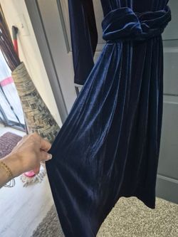Formal velvet dress