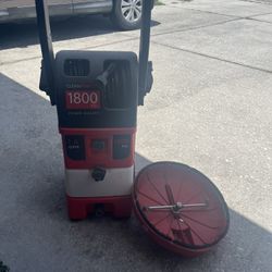 1800 Psi Pressure Washer