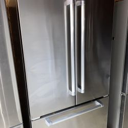 Kitchen Aid French Doors Stainless Steel Refrigerator Counter Depth