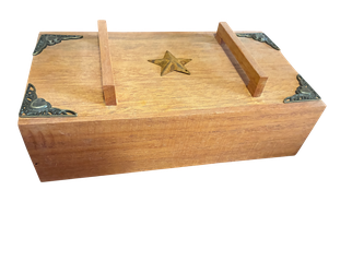 Teak trinkets box