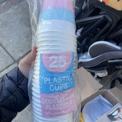 Gender Reveal Cups 25 Pcs