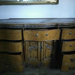 Antique Solid Wood Dresser