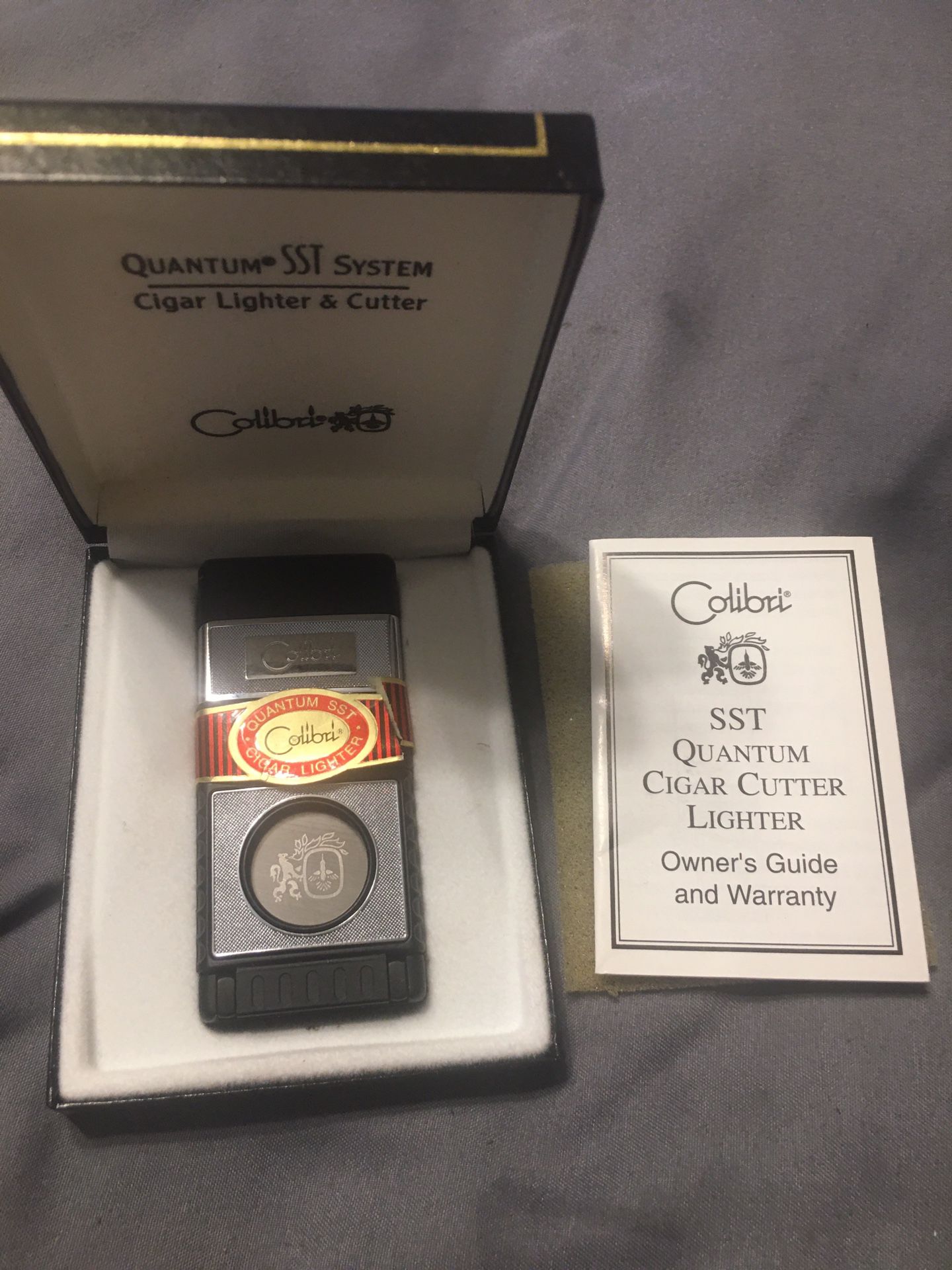 Colibri Quantum SST cigar lighter with cutter NEW