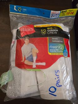 Hanes Mens crew socks