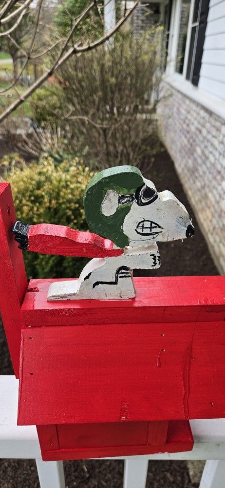 Snoopy As The Red Baron Birdhouse