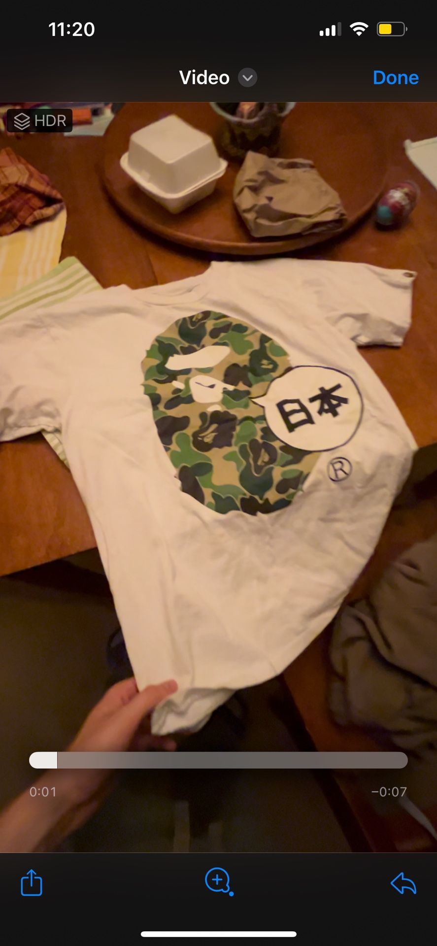 Bape Tee size M