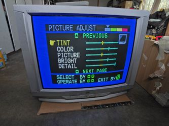 JVC D-Series 36" CRT TV Retro Gaming (AV-36D302) Component + Remote