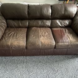 Leather Couch. See Photos