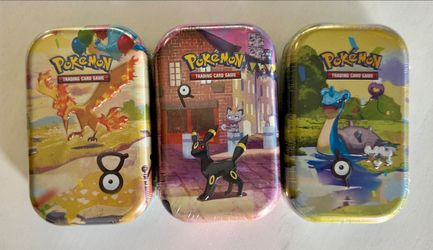3 Pokemon 30th Celebration Mini Tin - New and Sealed