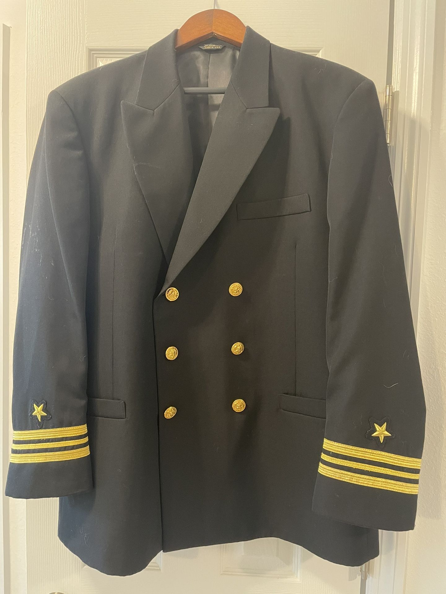 Official US Navy Officer Dress Blues Jacket