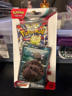 Pokemon Obsidian Flames Single Pack Blister Paldean Wooper