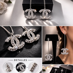 Elegant Silver Crystal Drop Earrings – Designer Style