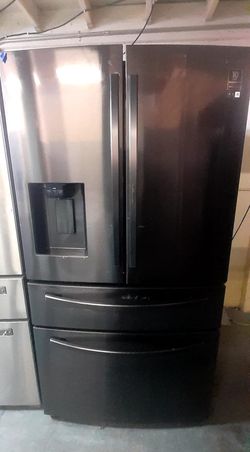 Samsung 4 Door Black Stainless Refrigerator
