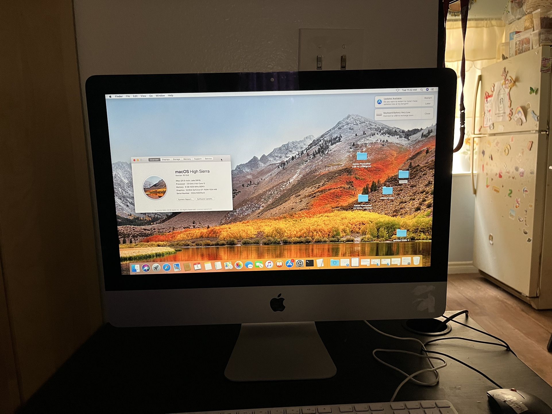 iMac (21.5-inch, Late 2013)