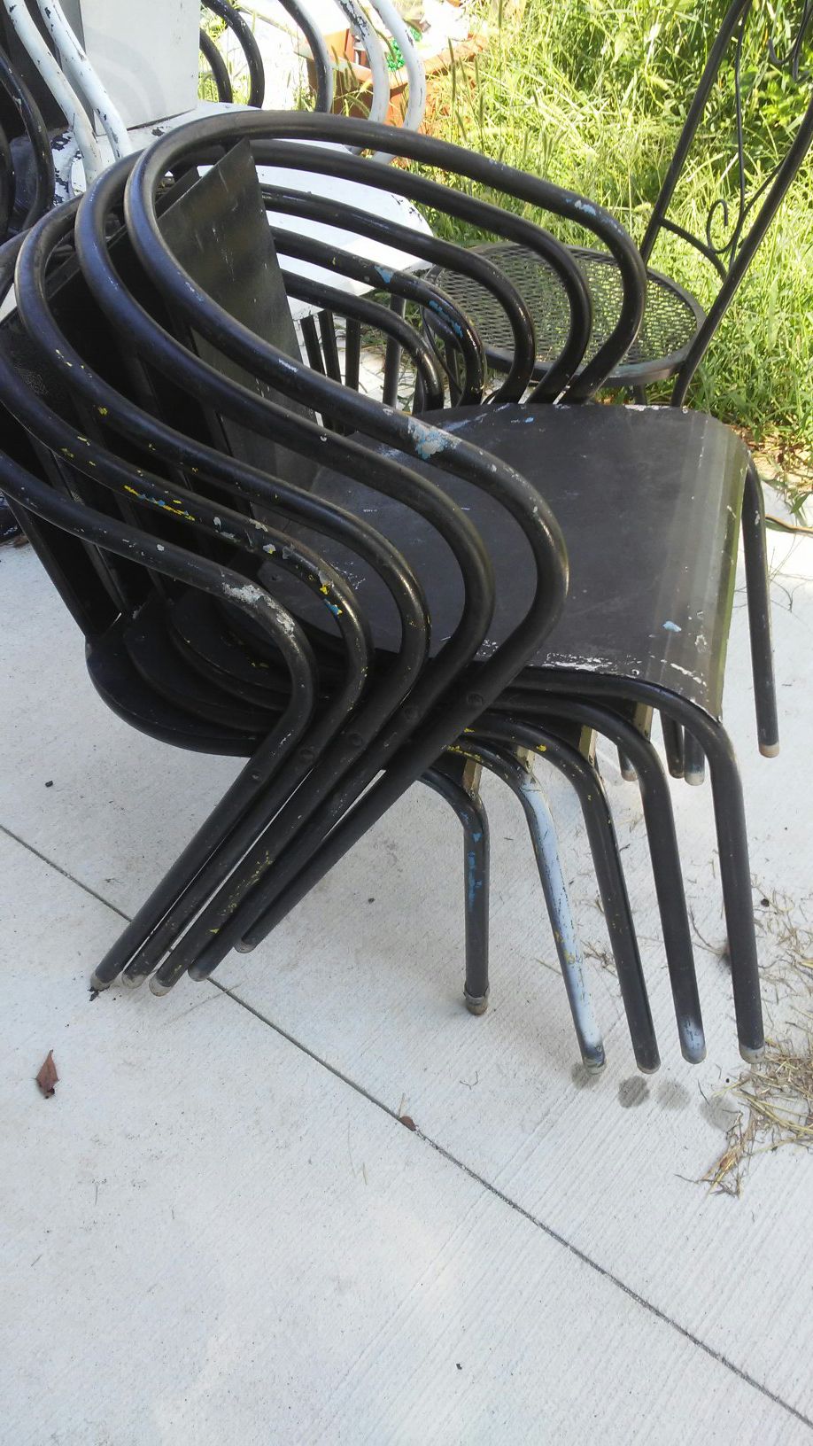 Patio chairs (10 total)