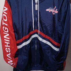 Washington Capitals Mitchell & Ness Men’s NHL FZ Windbreaker XL