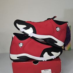 Size 11 - Gym Red Toro Jordan 14's - $150