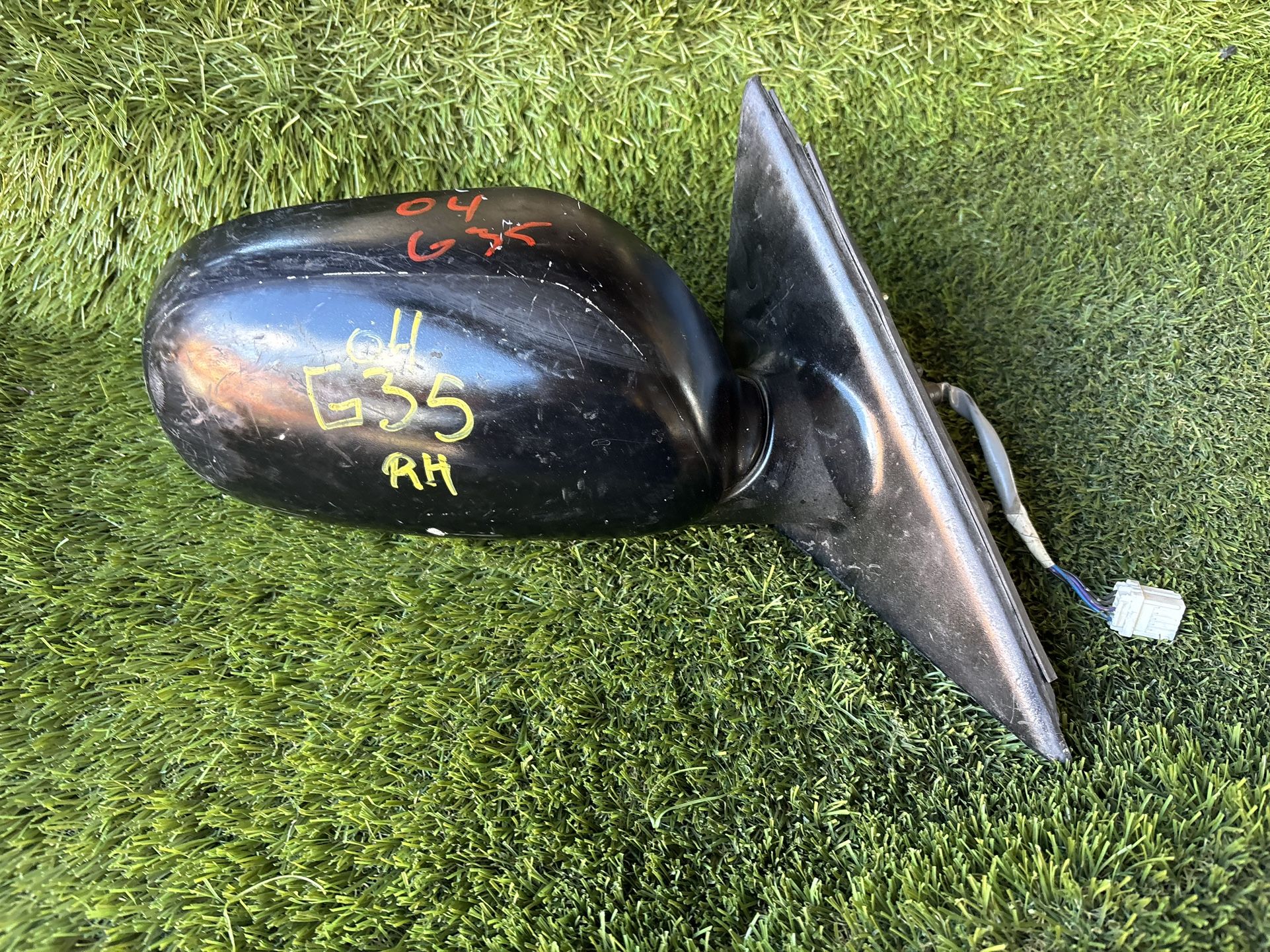 2003 - 2006 Infiniti G35 Right passenger  side mirror sedan  Power heated  Oem 