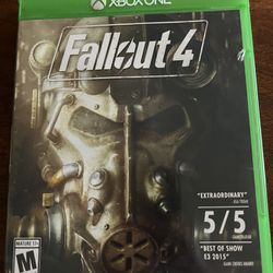 Xbox One Fallout 4 Video Game