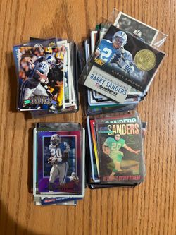 (100+ bulk) Barry Sanders Cards (READ DESCRIPTION)